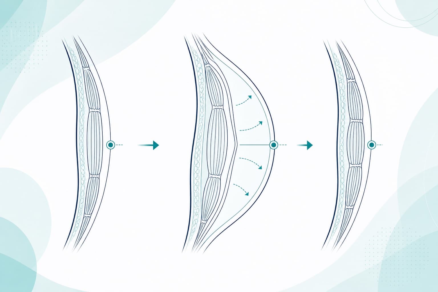 Illustrazione schematica: Ernia ombelicale, gravidanza e future gravidanze